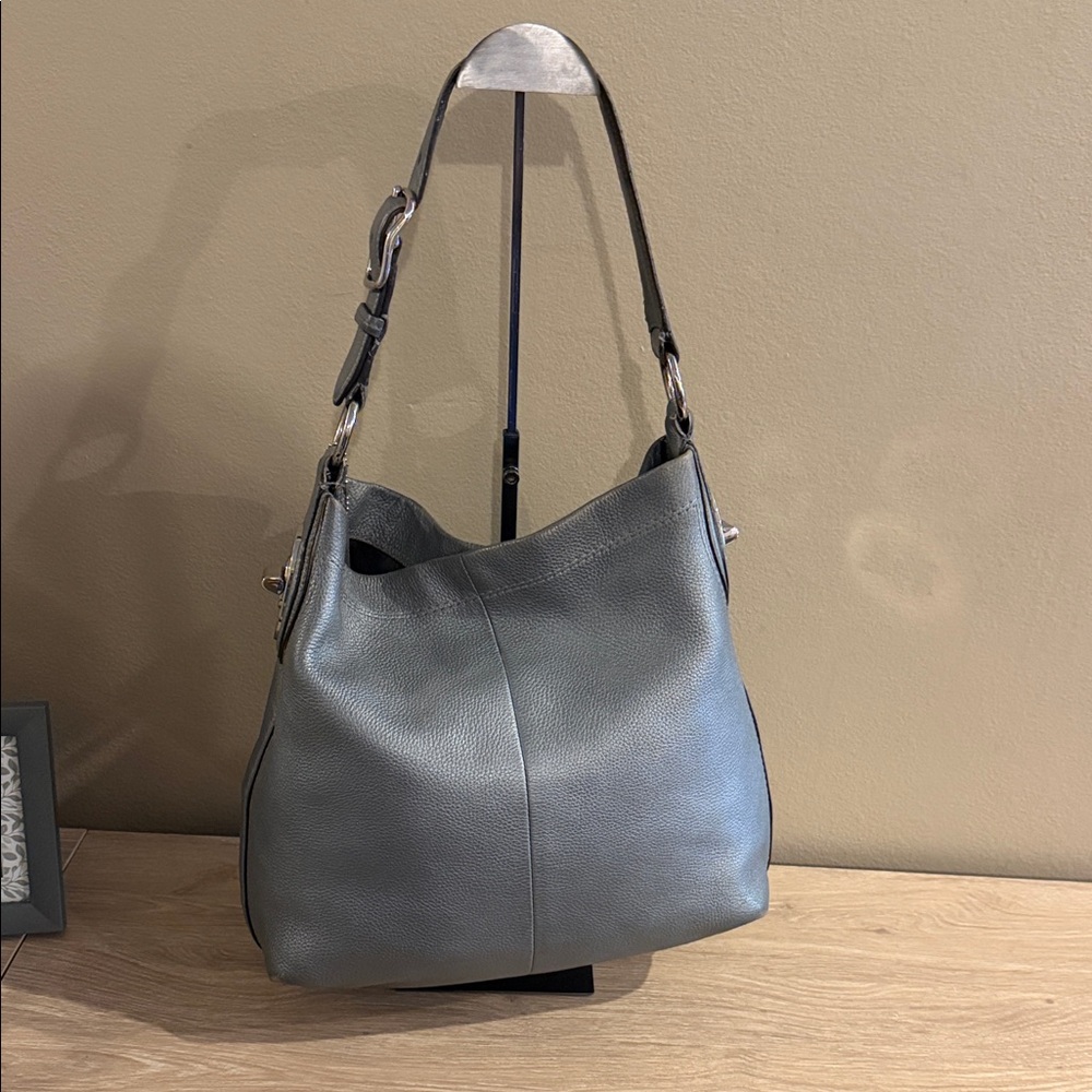 Coach Penelope Hobo Shoulder Bag Gray/Silver